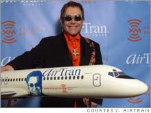 Elton John AirTran XM Radio promotion